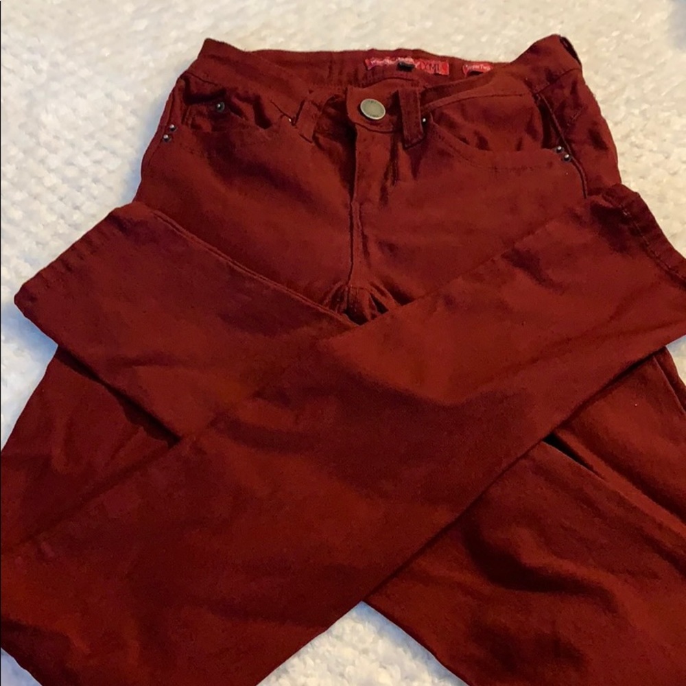 Red jeans